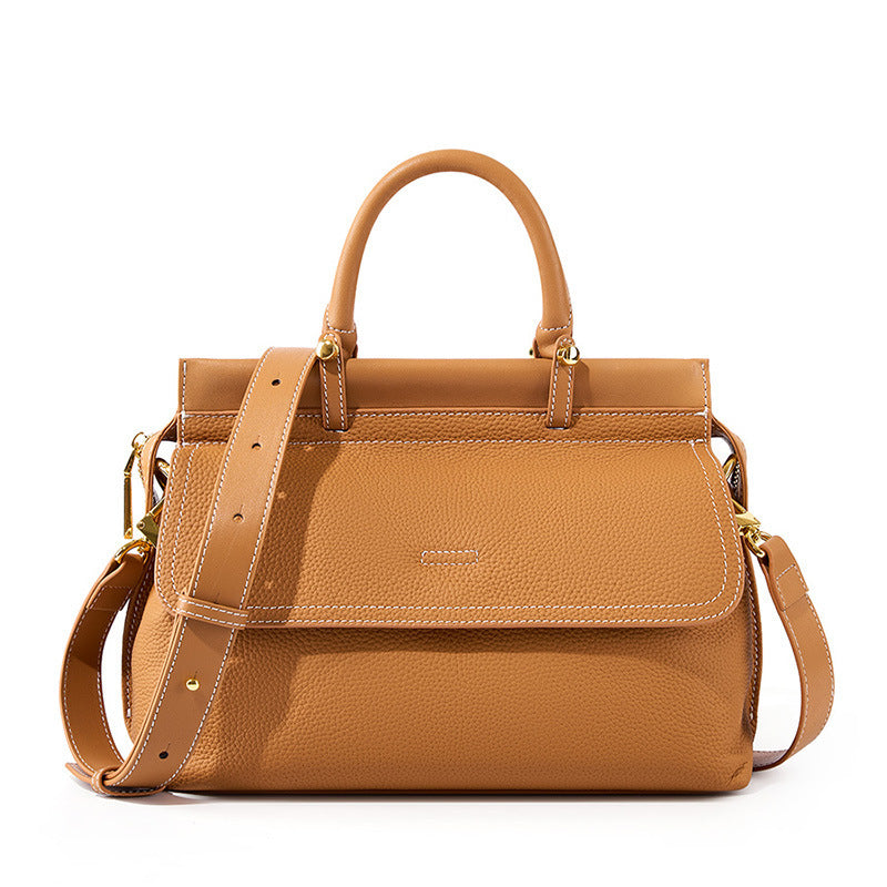 First Layer Cowhide Ladies Crossbody Bag 25x18x10cm