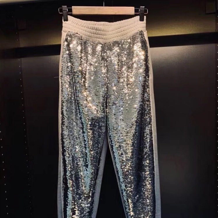 Ensemble pull à capuche gris et pantalon décontracté amincissant en fibre de polyester pour femme