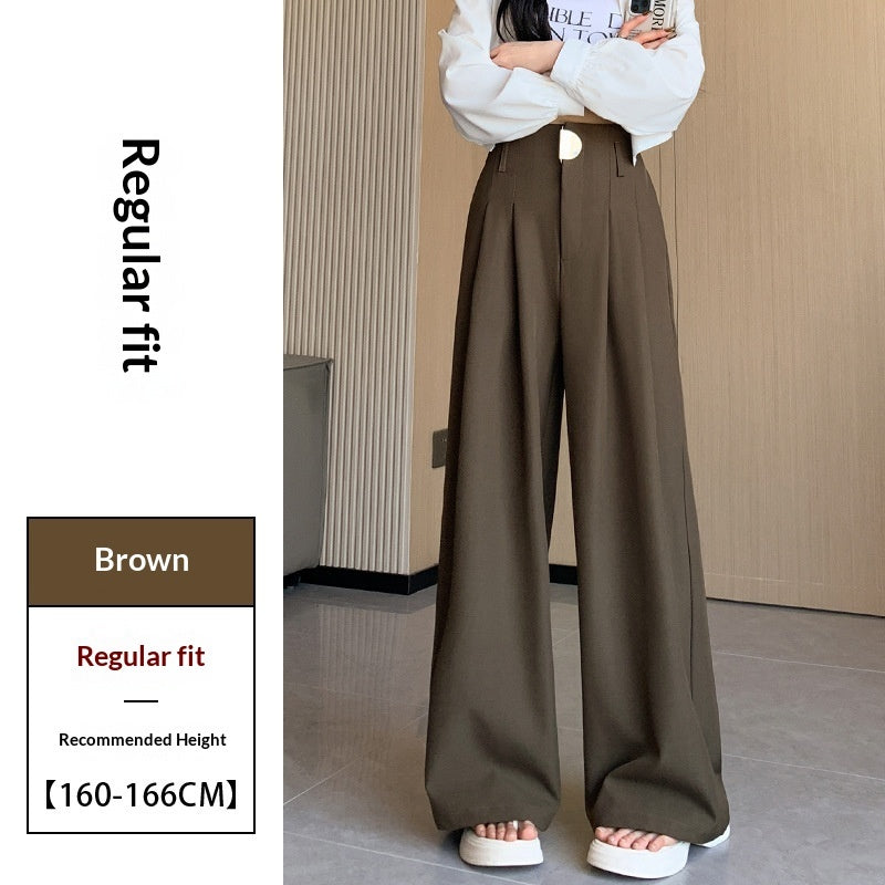 Women’s High-Waisted Wide-Leg Loose Draped Pants