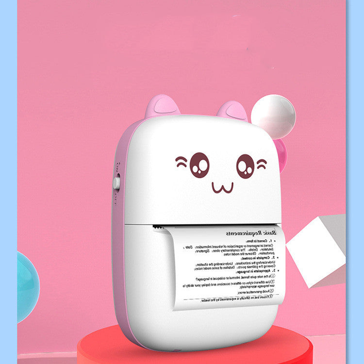 Mini Portable Pocket Printer USB Thermal Paper Student Wrong Question Machine