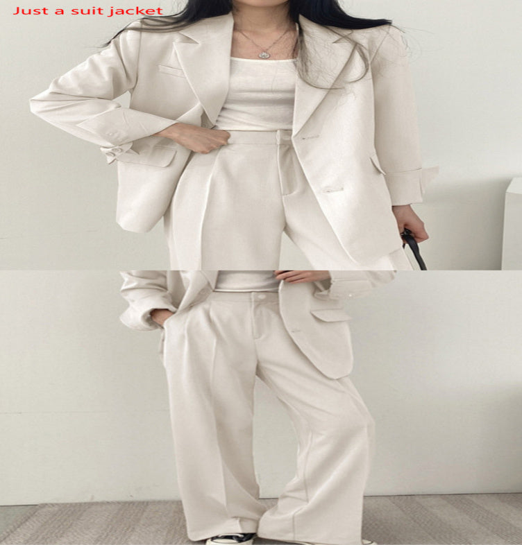 Pink Suit Jacket Spring Autumn Women's Design Sense Niche