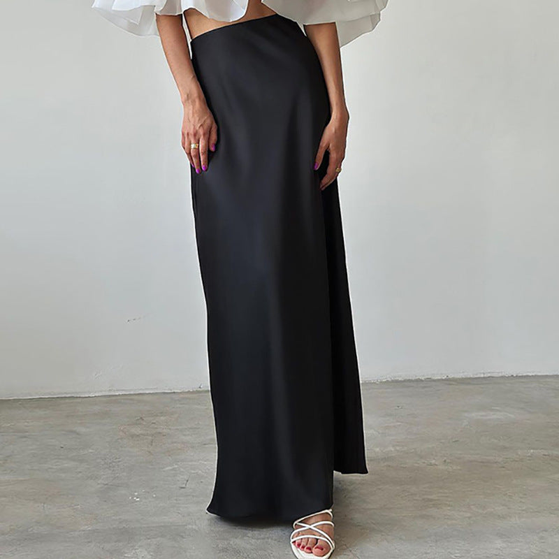 Elegant Off-Shoulder Ruffle Sleeve Top and Long Skirt Suit for Women