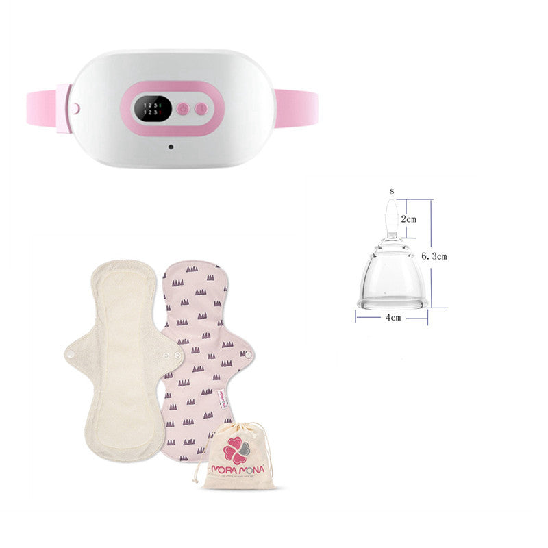 Warm Menstrual Belt for Stomach Pain Relief with Heating Artifact