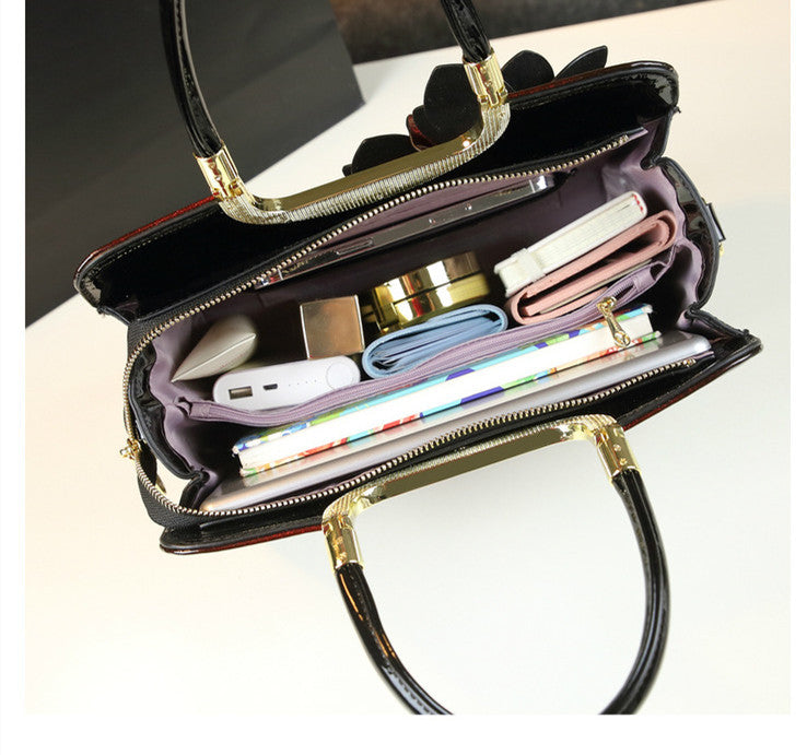 Fairy Temperament Gradient Flower Hand Crossbody Bag 30cm