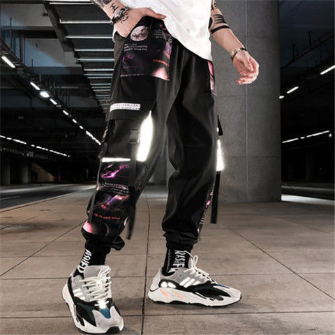Pantalon droit salopette homme coupe courte taille haute