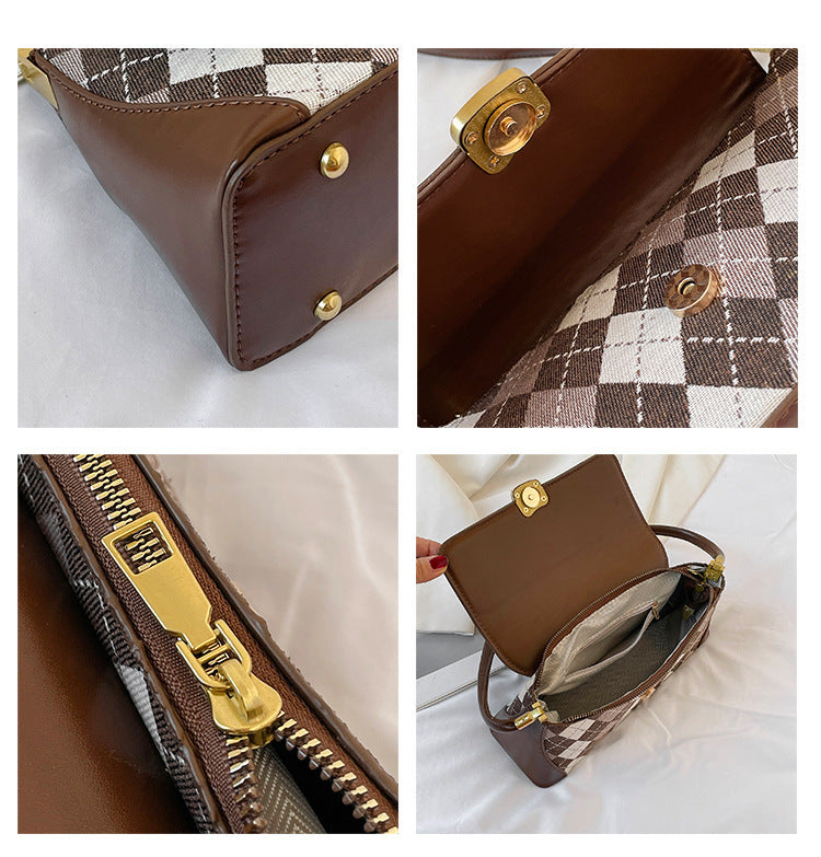 Vintage Winter One Shoulder Small PU Leather Women's Bag