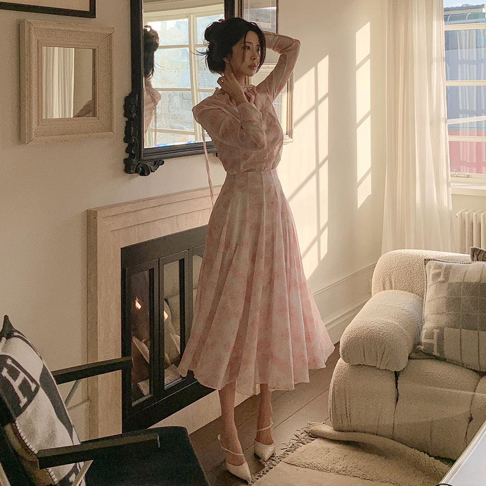 All-match High Waist Skirt Suit Women