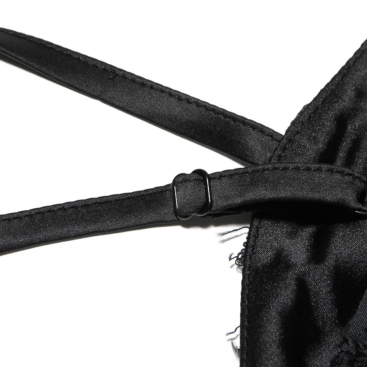 Elegant Strapless Lace Suspender A-Line Dress for Women
