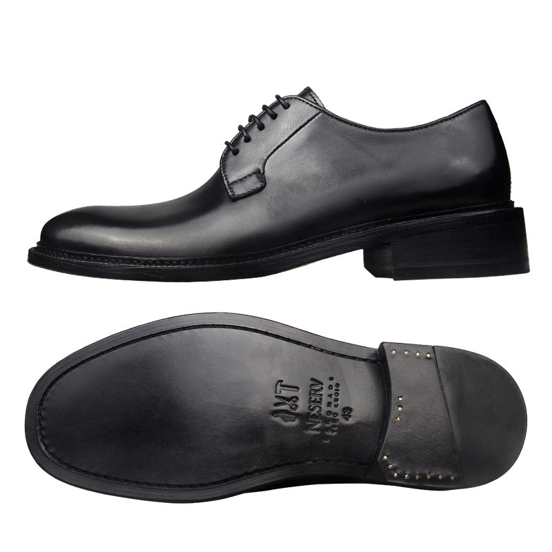 Chaussures décontractées en cuir PU à semelle en caoutchouc style rétro américain