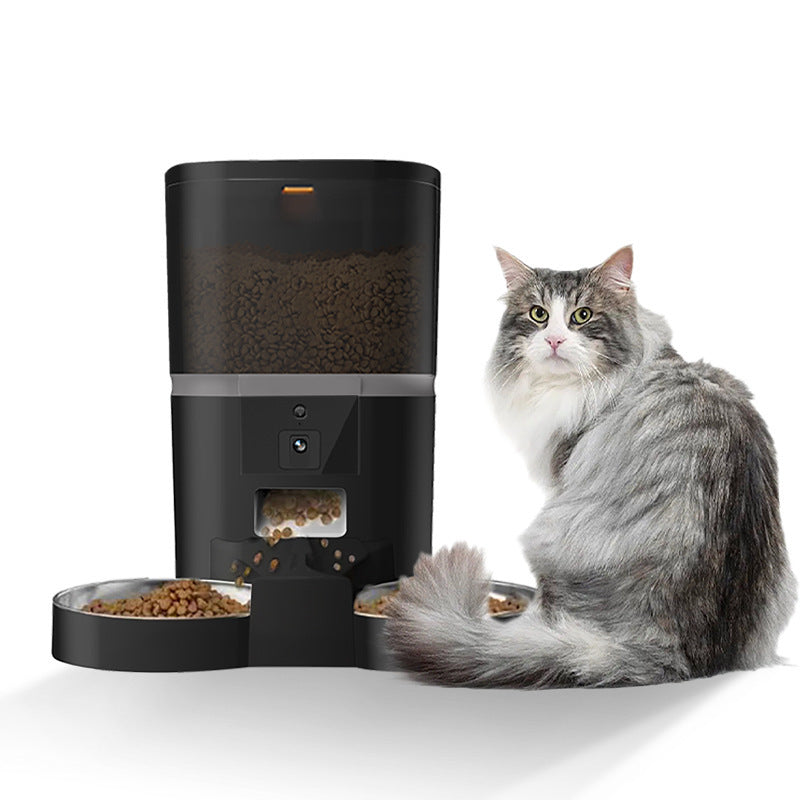 Adjustable Performance Video Camera Pet Feeder for Dogs and Cats