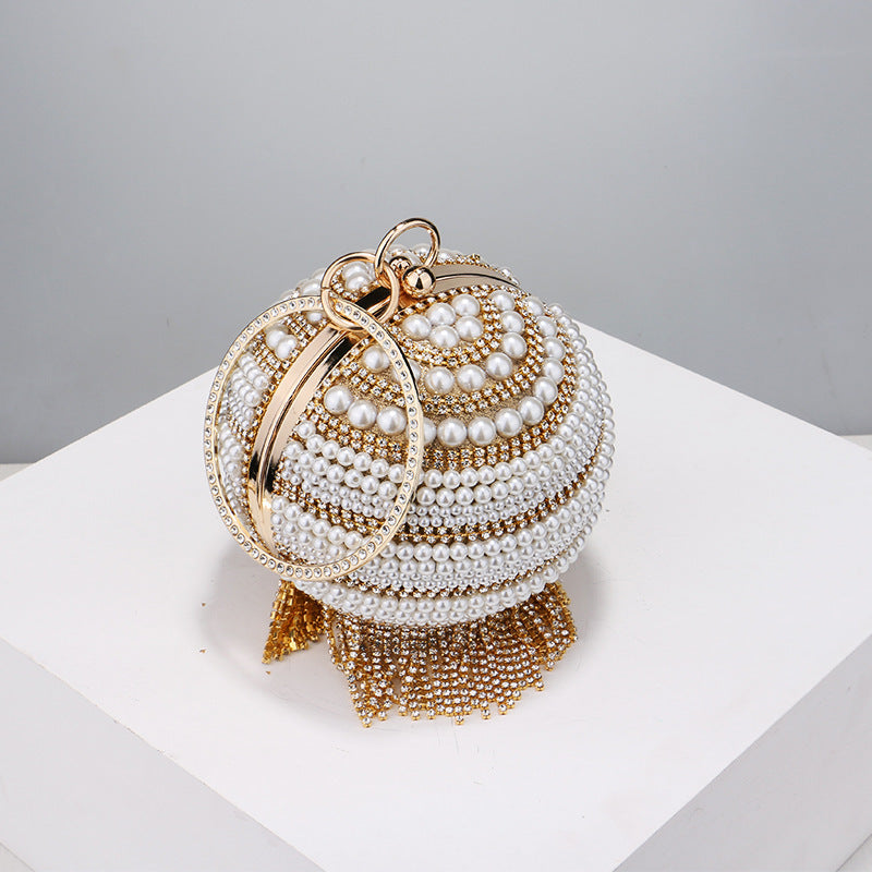Sac bandoulière pochette femme à strass brillants 13x26cm Or Argent