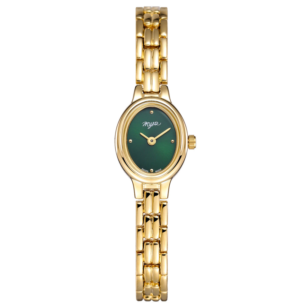Montre à quartz étanche vintage ovale mini pour femme, épaisseur 7 mm, résistante à l'eau jusqu'à 30 m