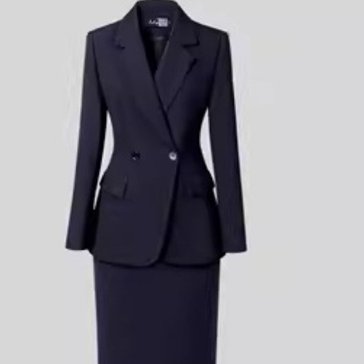 Capable Stylish Polyester Suit Jacket in Black, Gray & Navy Blue