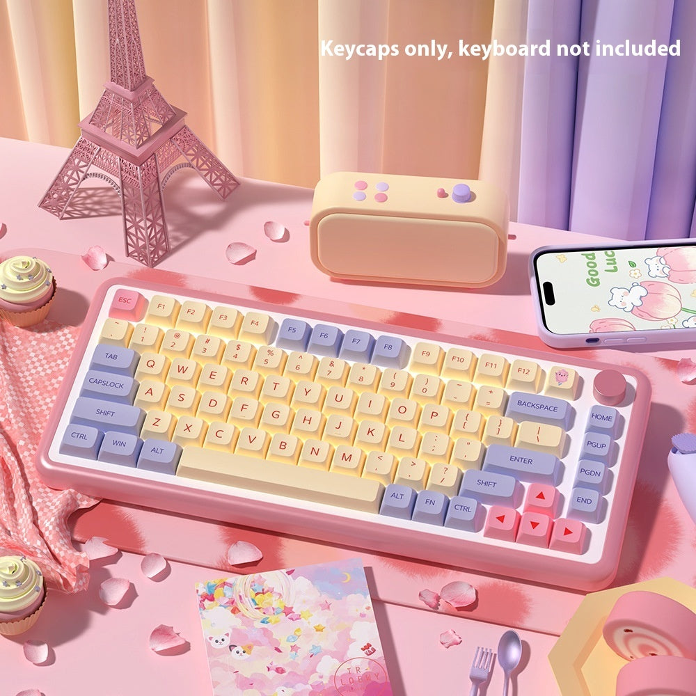 PBT Sublimation Mechanical Keyboard Keycaps Set - 136/139 Keys, Multiple Languages