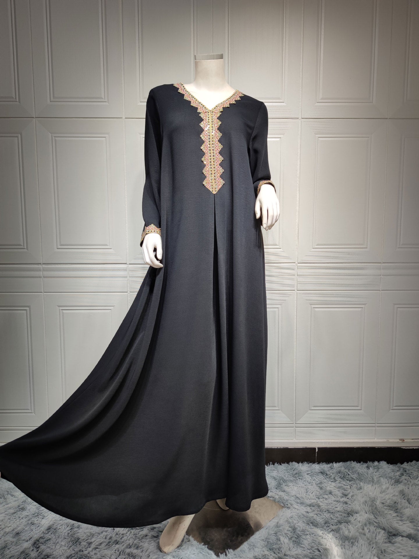 Middle East Muslim Women's Wear Swing Dress