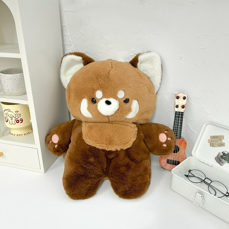 Women's Plush Panda Girl Backpack – Multiple Sizes