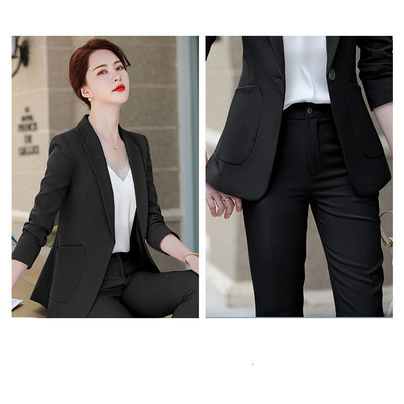 Women's Autumn Fashion Professional Small Suit Set