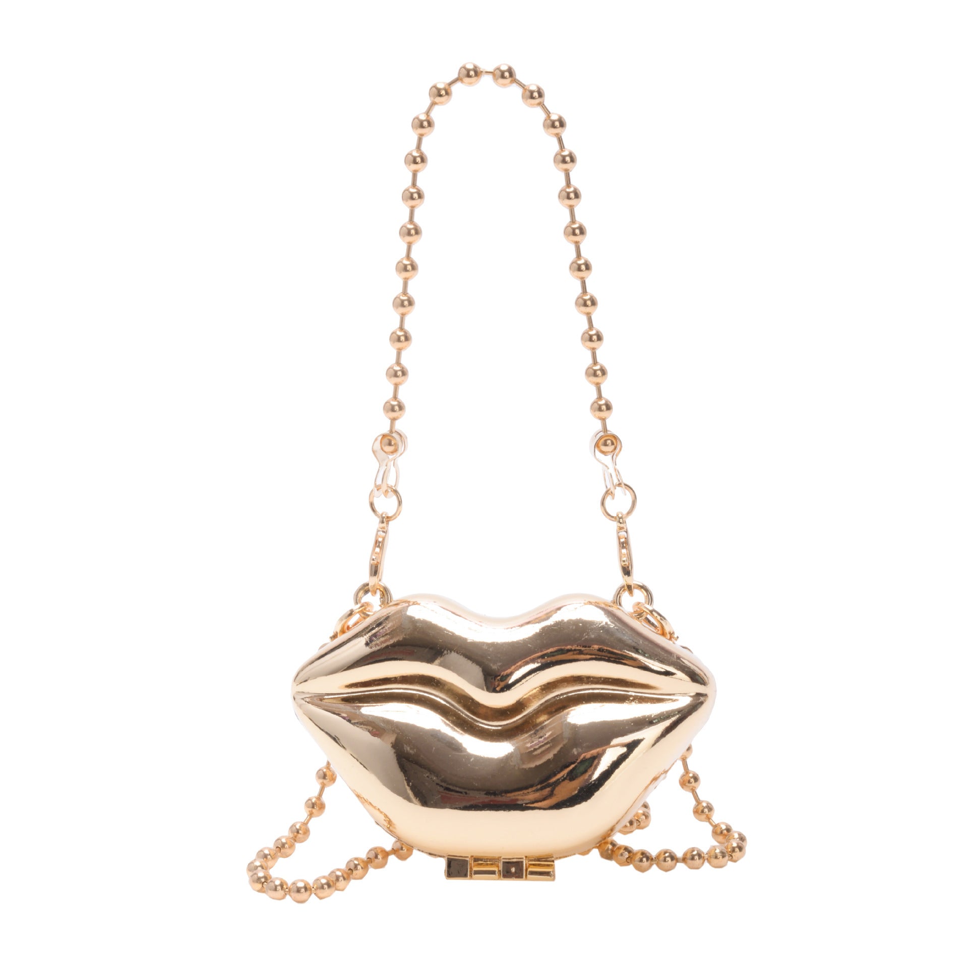 Mini Lip Bag Crossbody One Shoulder Fashion Flowers Acrylic Shell