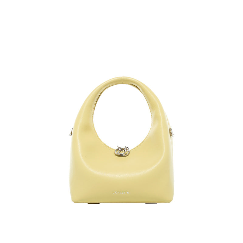 Cowhide Leather One-Shoulder Messenger Bag for Women