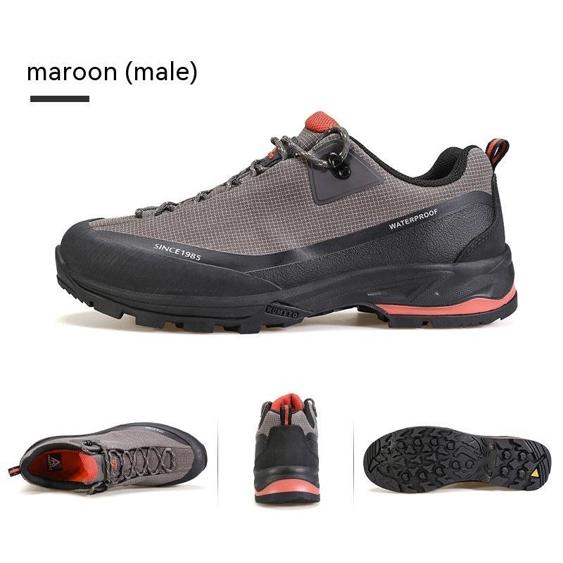 Low-Top Mountain Climbing Hiking Boots for Men