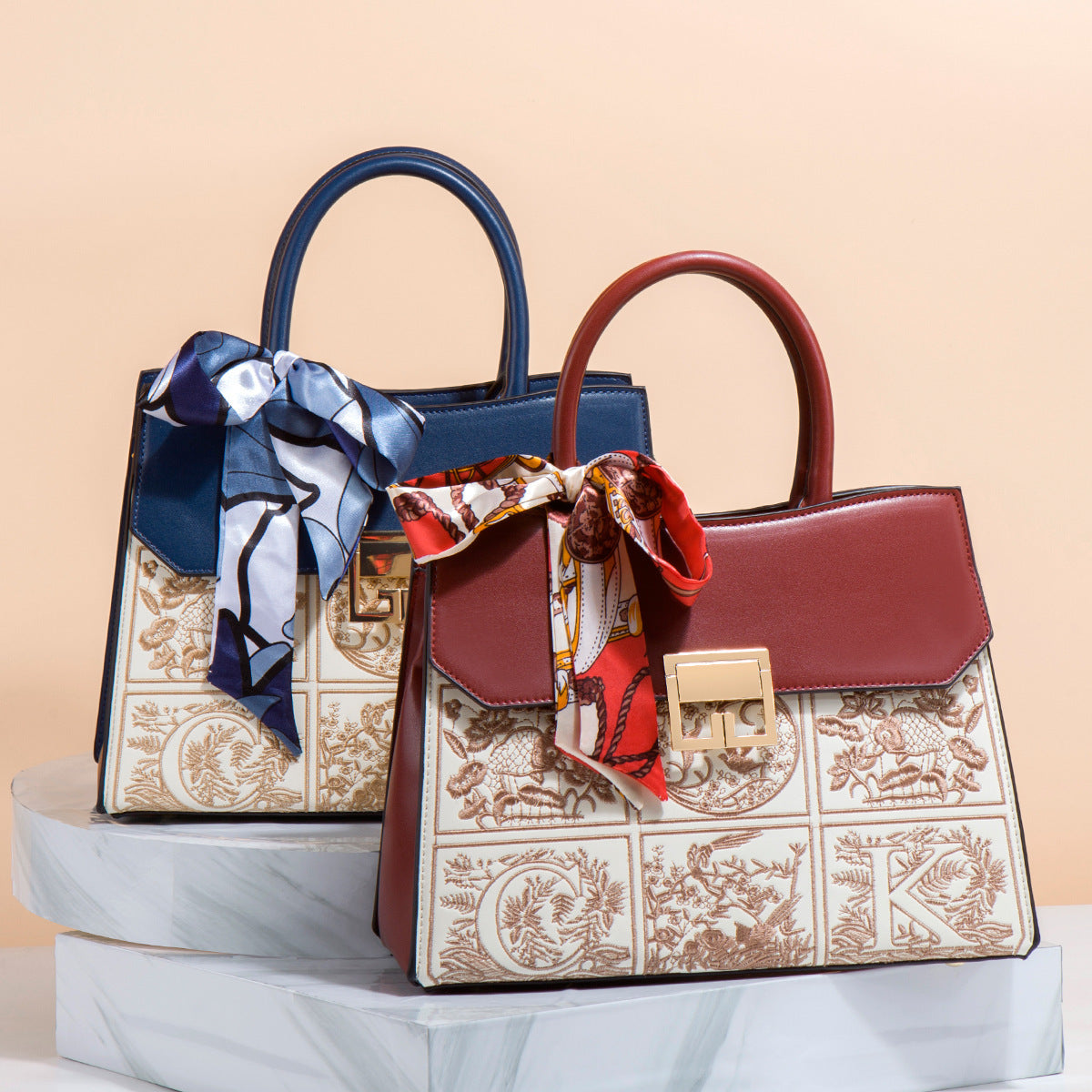 Sac à main élégant en cuir PU de haute qualité pour la fête des mères