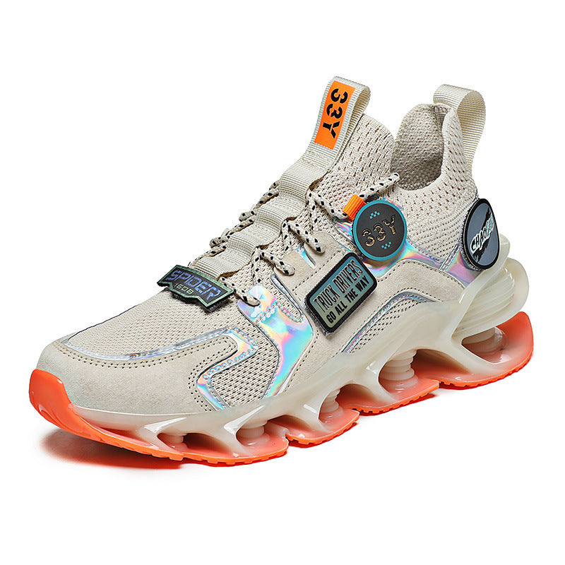 Chaussures d'été de sport décontractées respirantes en maille tissée