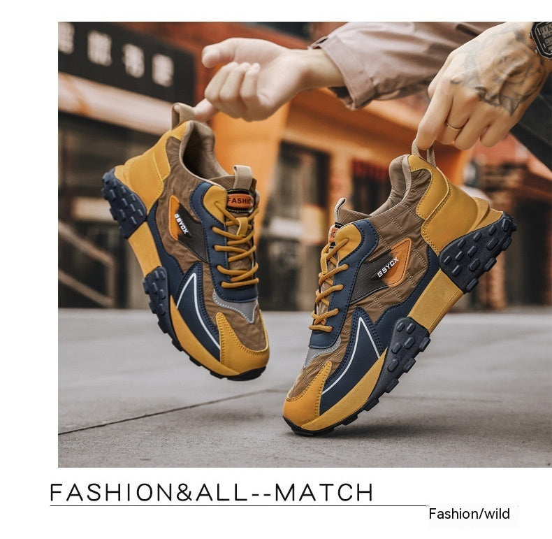 Sports Casual Platform Daddy Shoes Men's Fall