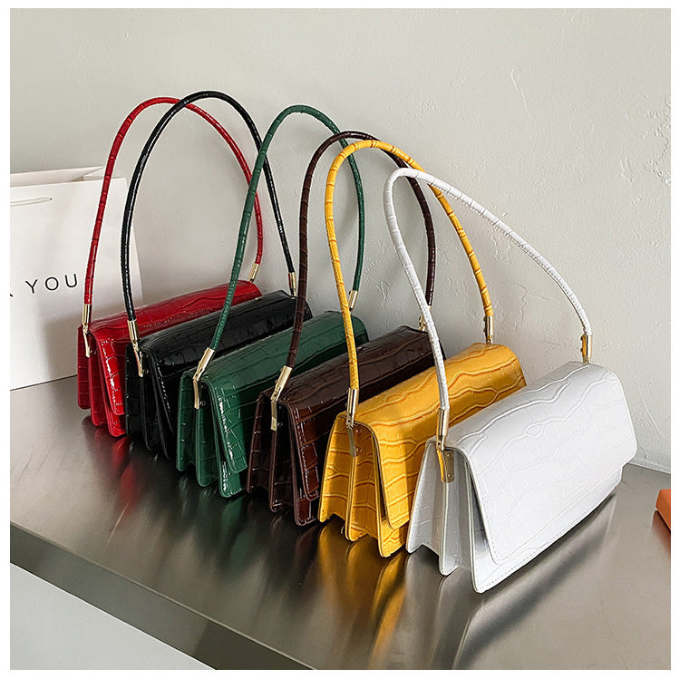 Summer Ladies PU Shoulder Bag 24x13x8cm