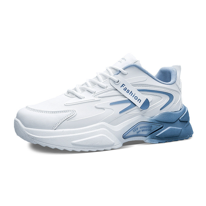 Breathable Mesh Running Shoes with Rubber Sole