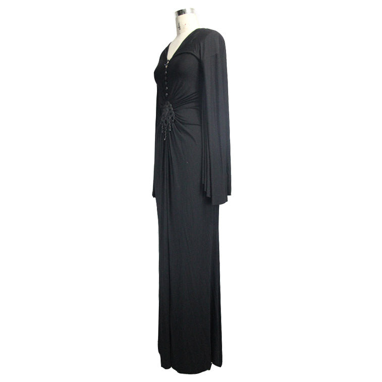 Robe trapèze taille haute coupe ajustée pour femme