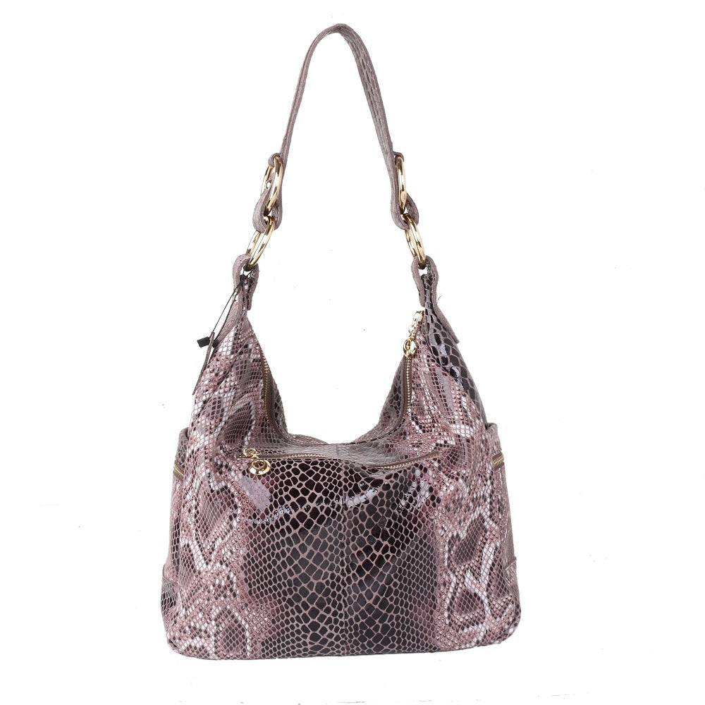Women's Large Capacity Genuine Leather Crossbody Shoulder Bag 29x10x26