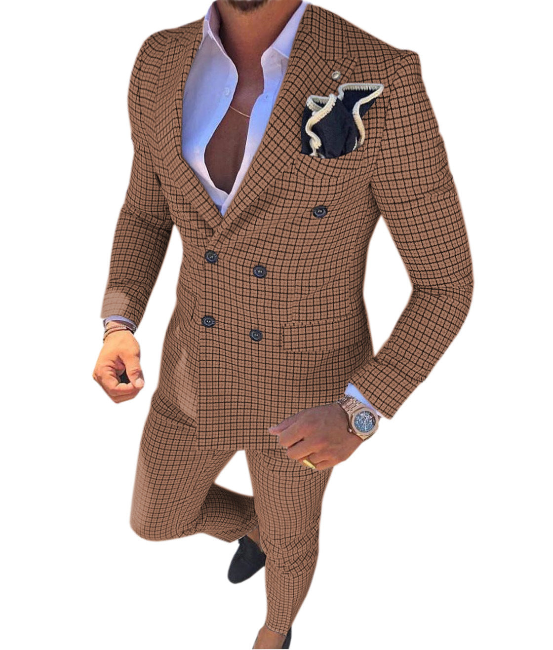Men's Suit Two Piece Slim Business Style