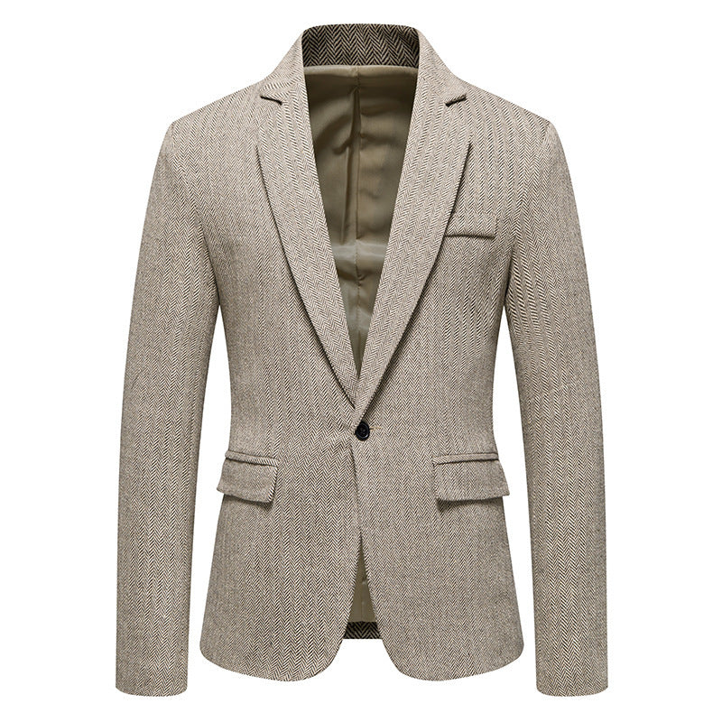 Veste de costume décontractée et épaisse pour le bureau