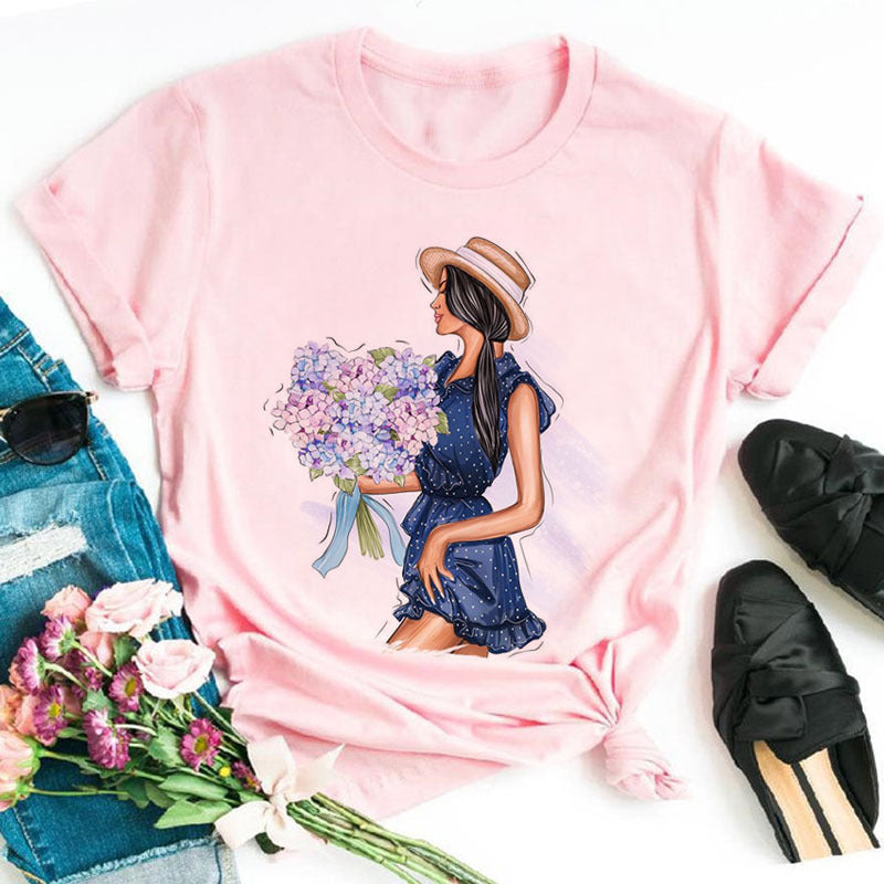 Sunflower Black Loose Fit Short Sleeve T-Shirt