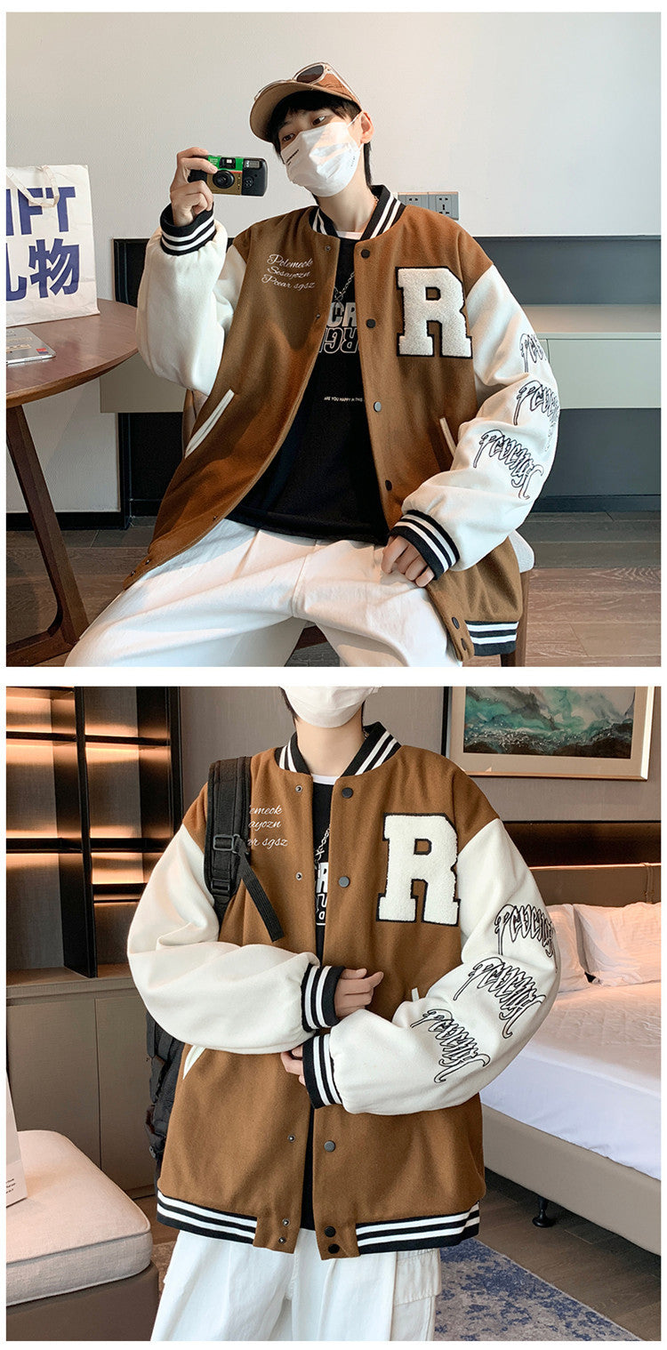 Trendy Casual Sports Baseball Jacket