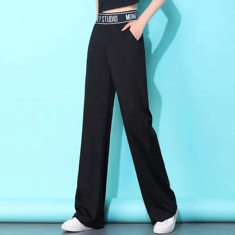 Loose Straight-Leg Wide-Leg Casual Cotton Pants