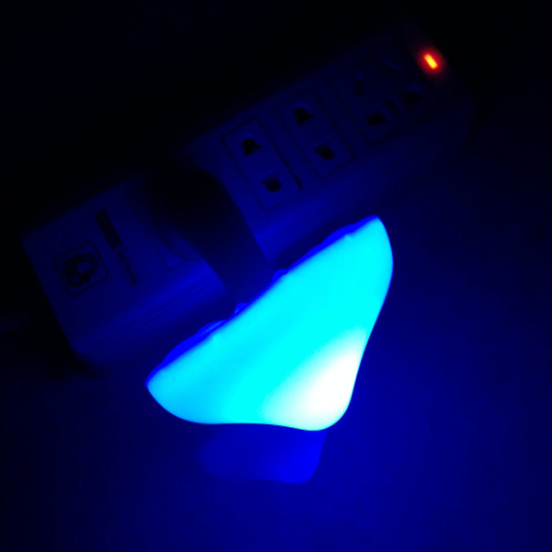 Mushroom LED Night Light with Sensor Warm White EU US Plug Wall Socket Lamp