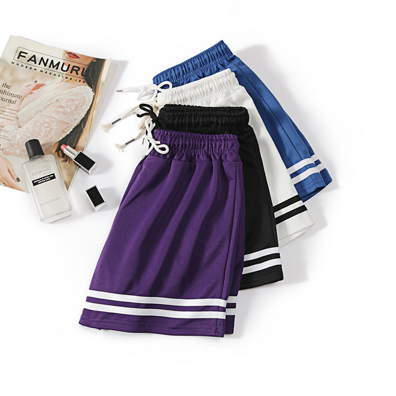 Men's And Women's Fashion Loose High Waist Casual Shorts