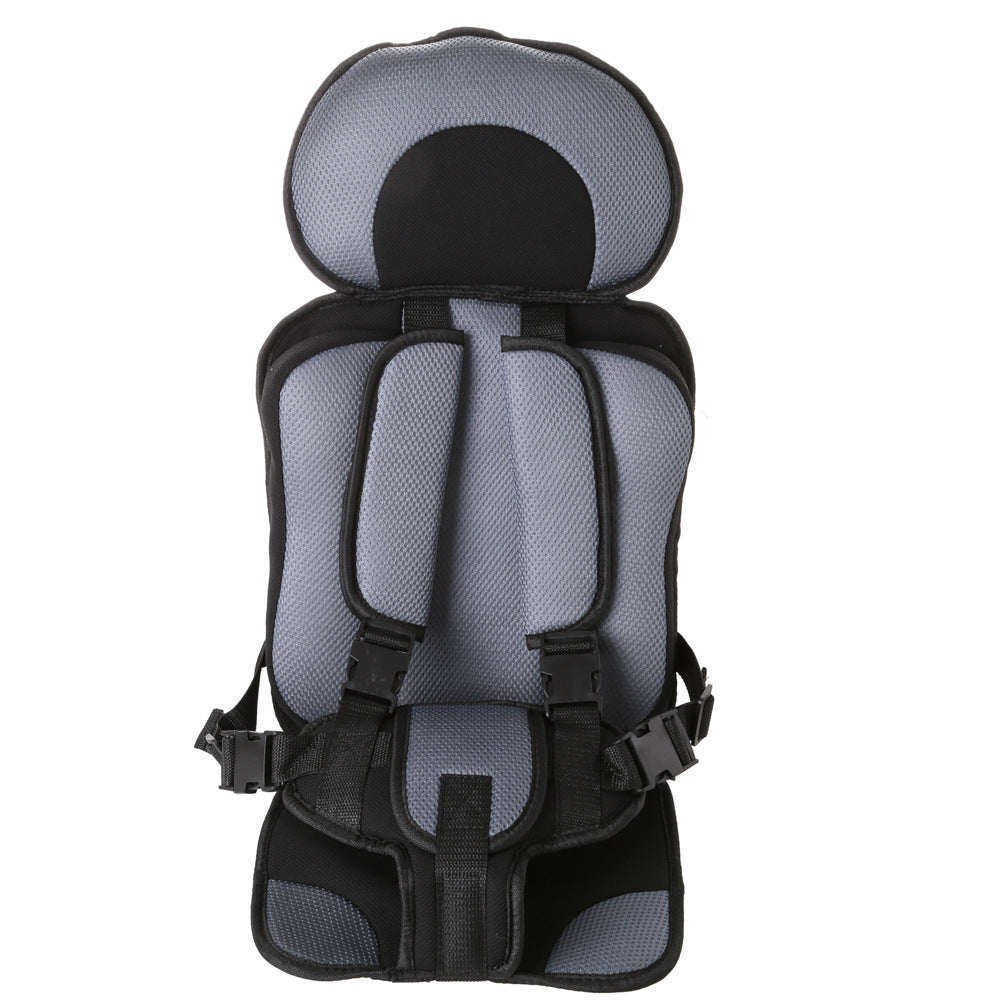 Portable Padded Baby Car Seat Mat with Safety Belt for Comfortable Seating Anywhere
