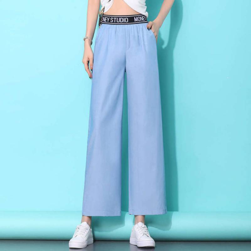 Loose Straight-Leg Wide-Leg Casual Cotton Pants