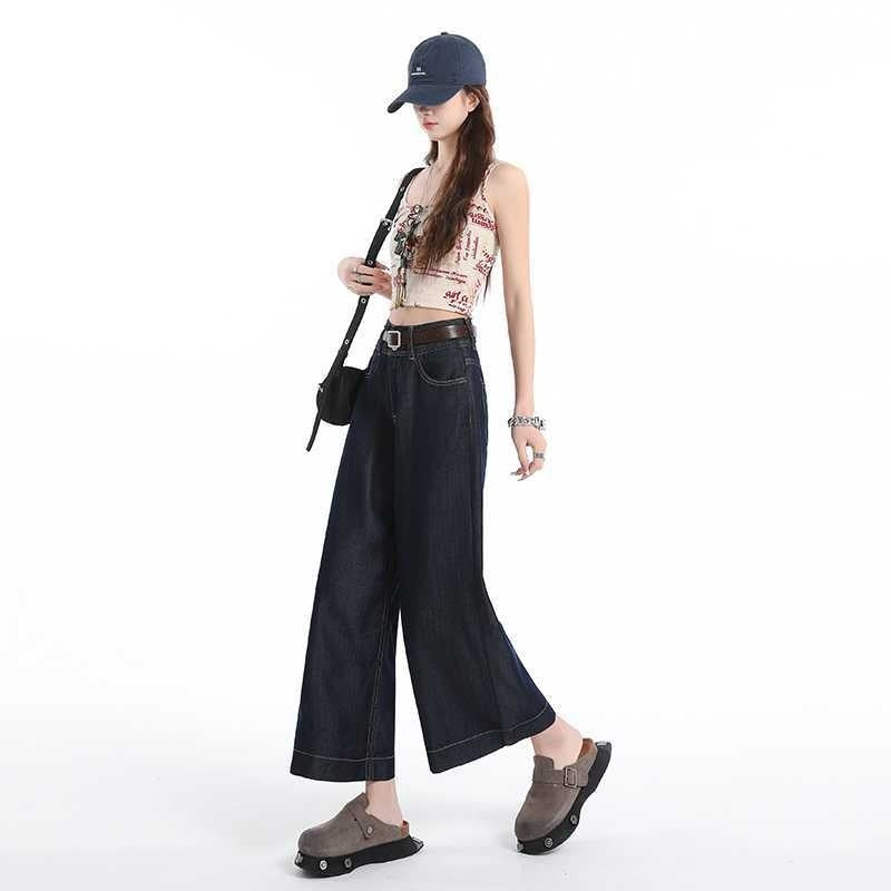 Jeans larges en Tencel Lyocell pour femme, trois épreuves, fins et frais pour l'été