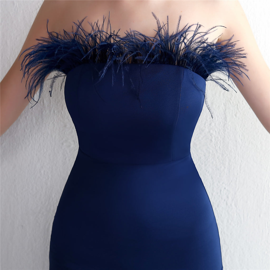 Slim Fit Fishtail Dress for Breast Dressing Appreciation Feast