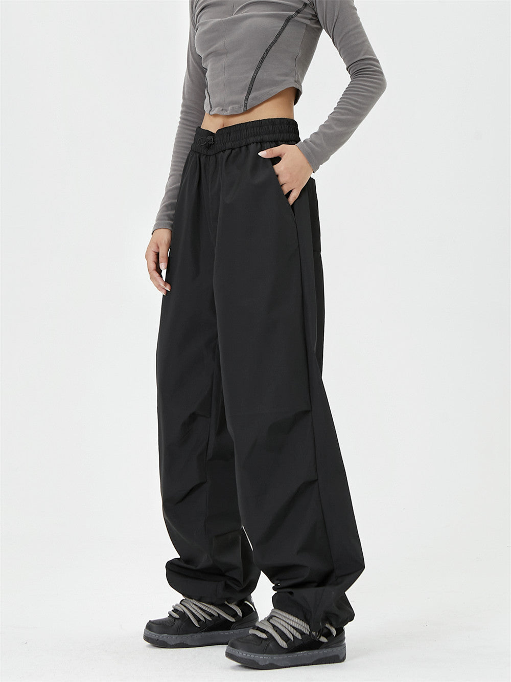 Men's Casual Elastic Waist Sports Trousers