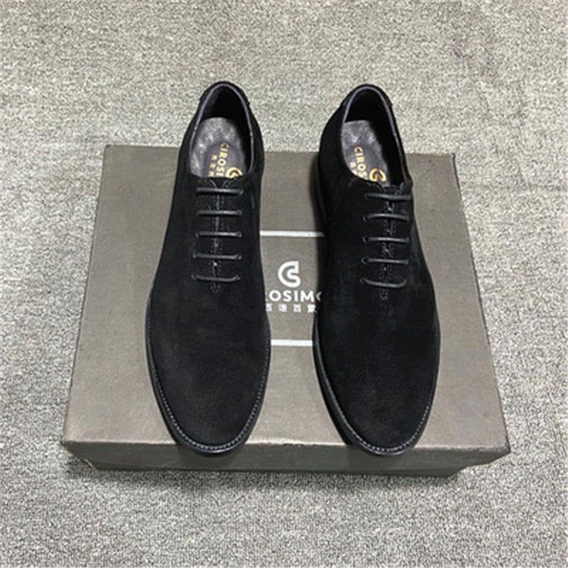 Casual Leather Shoes Men's British Pointed Business Suit