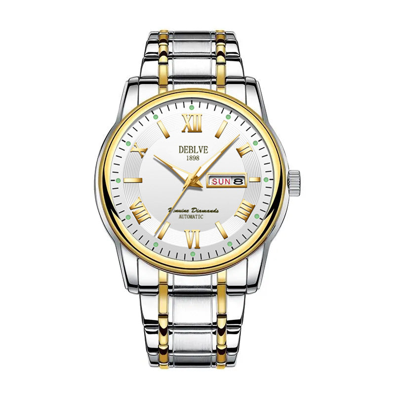 Montre décontractée à quartz pour hommes au design simple