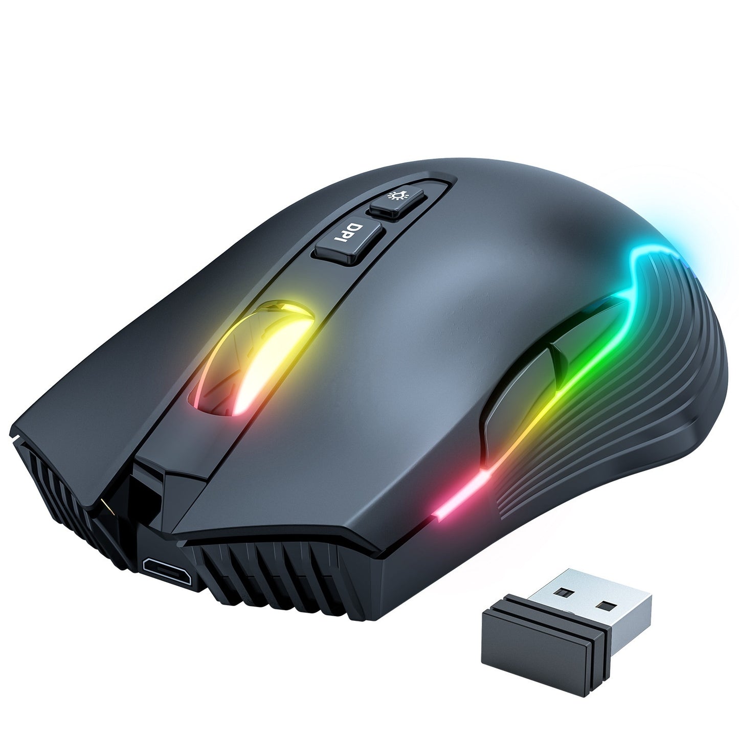 USB Charging Luminous 24g Wireless Gaming Mouse Bluetooth