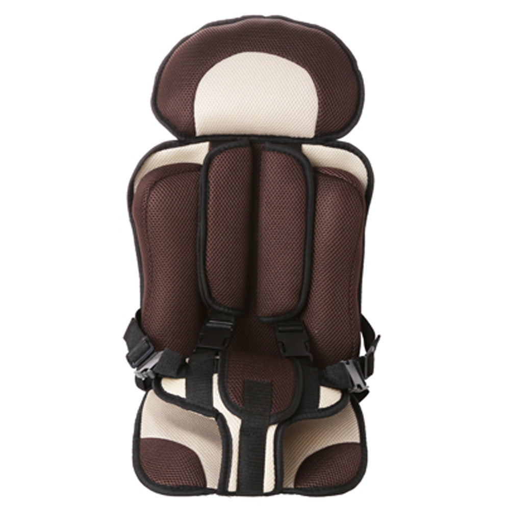 Portable Padded Baby Car Seat Mat with Safety Belt for Comfortable Seating Anywhere