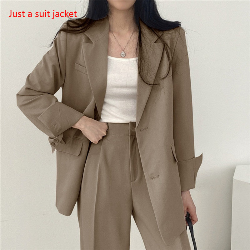 Pink Suit Jacket Spring Autumn Women's Design Sense Niche