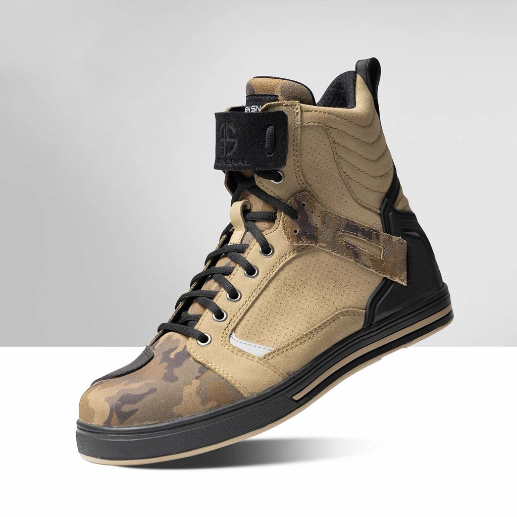 Bottes de moto respirantes Snail avec sac de jambe et options de couvre-chef