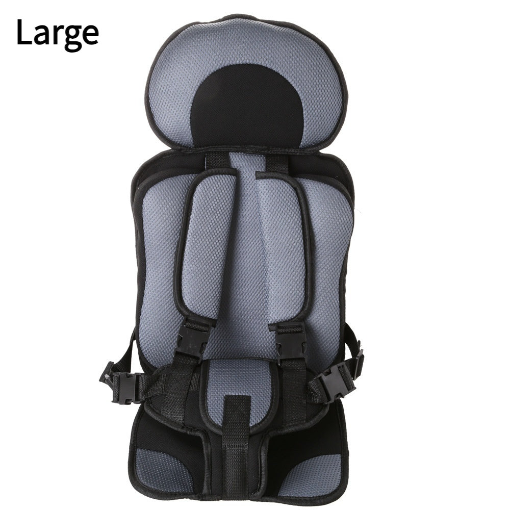 Portable Padded Baby Car Seat Mat with Safety Belt for Comfortable Seating Anywhere